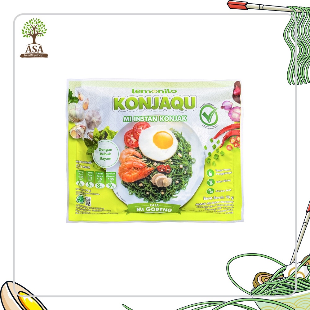 Lemonilo Konjaqu Mi Instan Konjak Rasa Mi Goreng