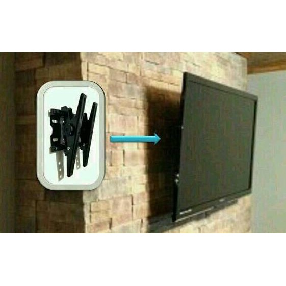 Bracket/ Dudukan TV LCD LED Plasma 10"-42" Fleksibel