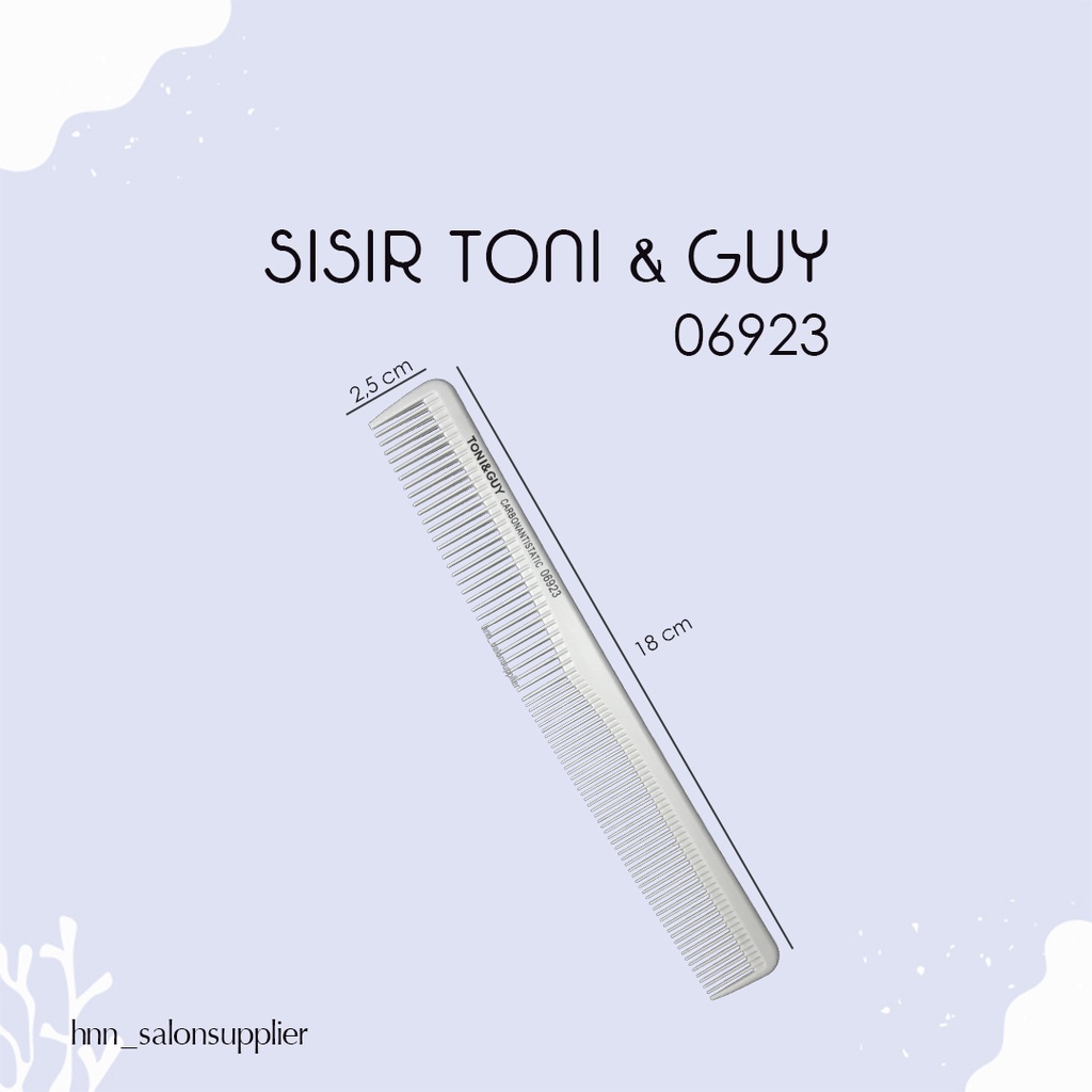 Sisir Potong Rambut Professional Salon Barber Toni and Guy 6923