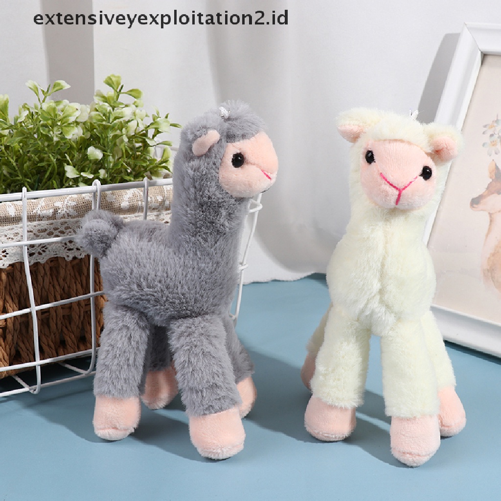 1pc Mainan Boneka Stuffed Plush Alpaca 18cm Untuk Dekorasi / Hadiah