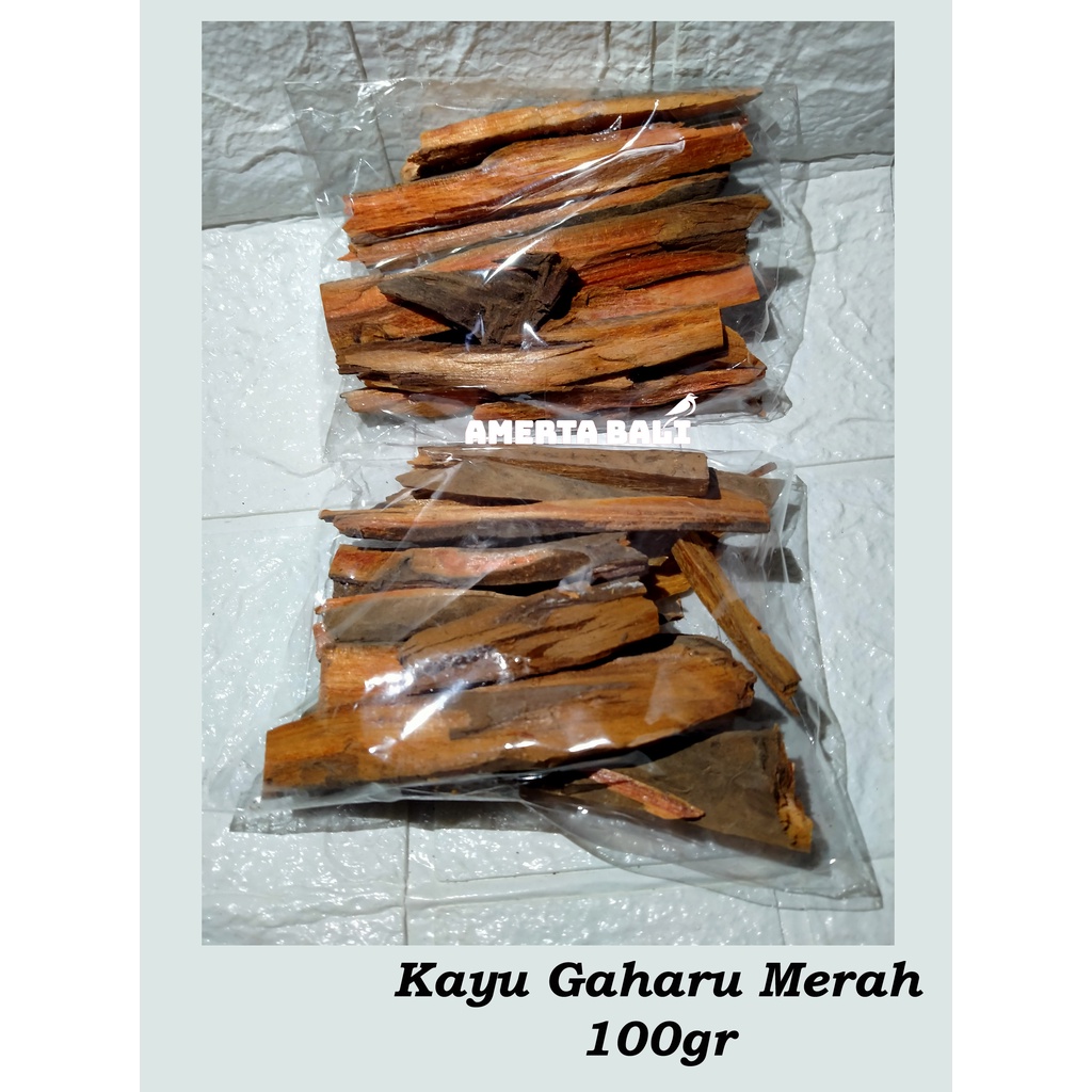 KAYU GAHARU MERAH 100 gr Aloes wood Red