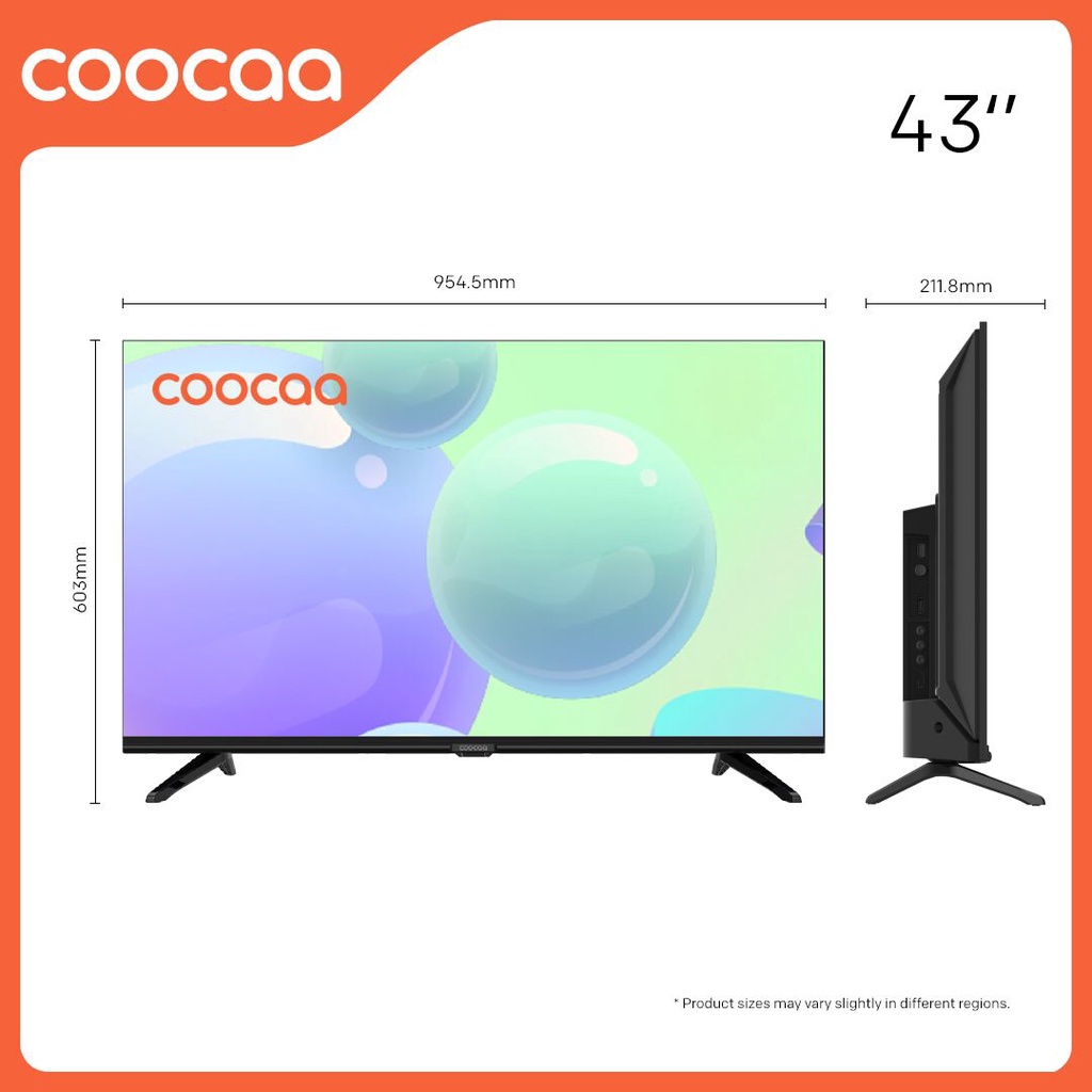 Coocaa 43 Inch 43Z72 Smart TV UHD | Android Google TV - Netflix - Youtube | Dolby Audio | Flicker Free | Google Assistant