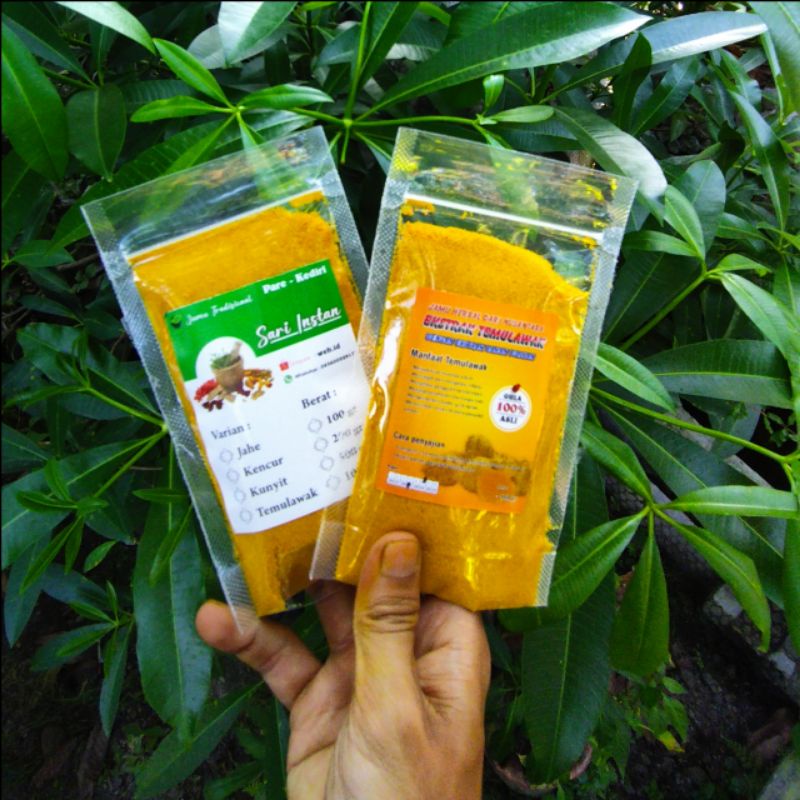 

BUBUK EXTRACT TEMULAWAK KEMASAN 100g