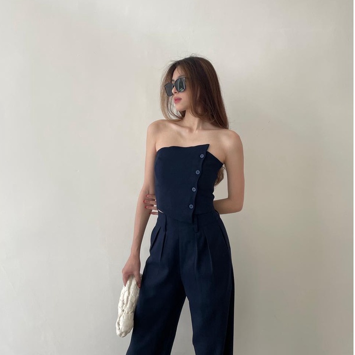 Ghea HW Culotte —— Ocha Wear | Celana Panjang Cargo Kulot Wanita | High Waist Cullote Pants