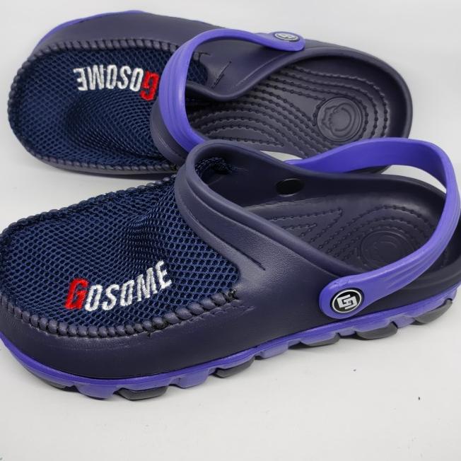 Sepatu Sandal Pria Jumbo S40-44 Merk Gosome Model Crocs Baim