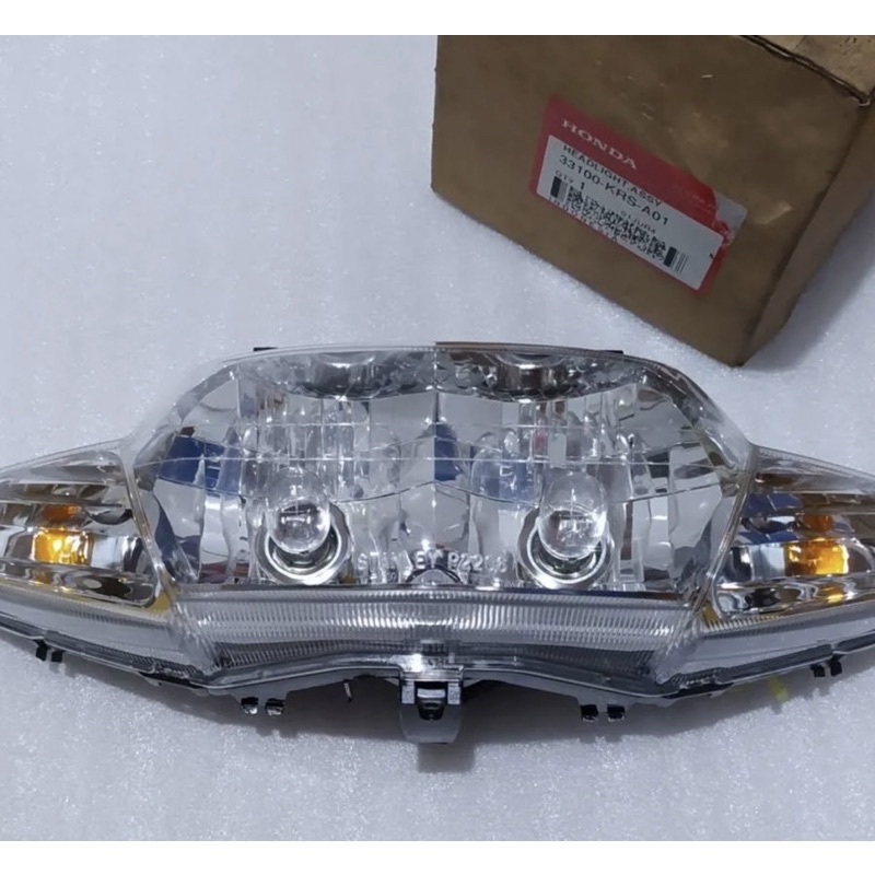 COD Reflektor Head light lampu Depan HONDA Supra Old lama Assy lens ORIGINAL 33100-KRS-A01 ASLI - MO