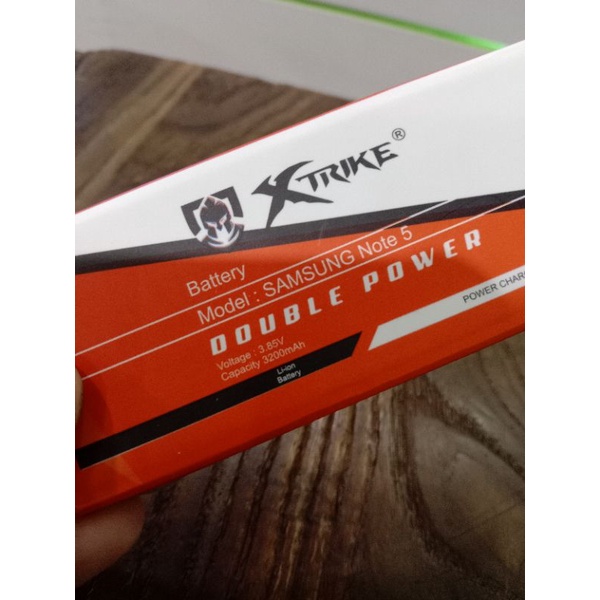 BATRE XTRIKE SAMSUNG NOTE 5 N920 DOUBLE POWER