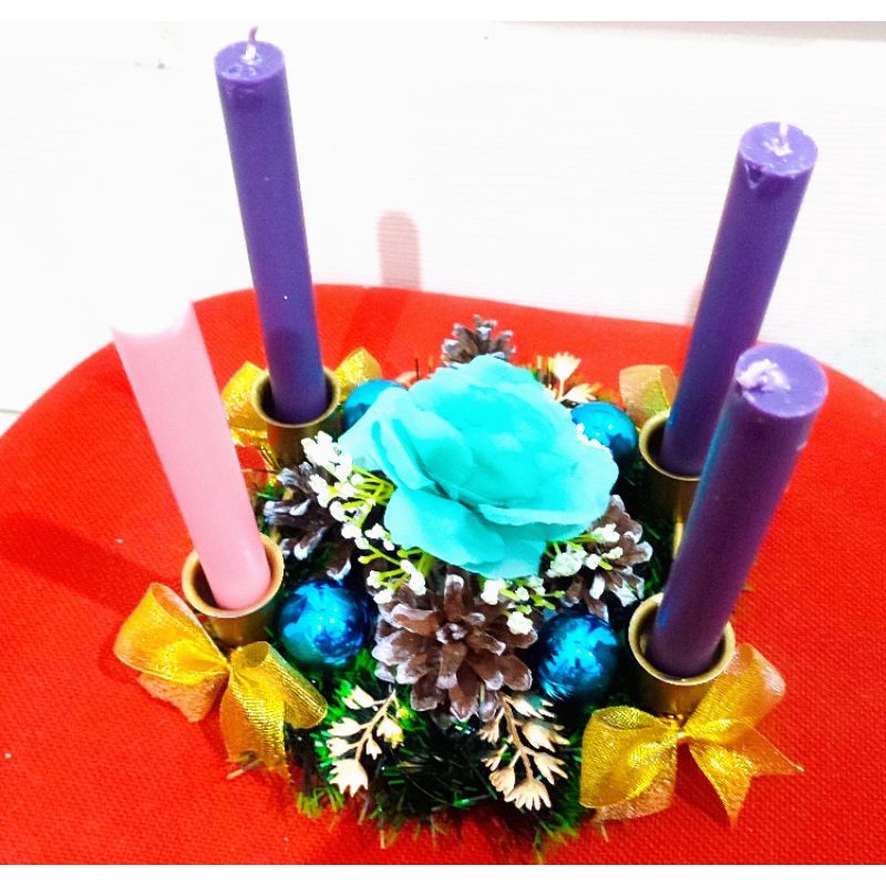 Tempat Lilin Advent Premium isi 4 Lilin