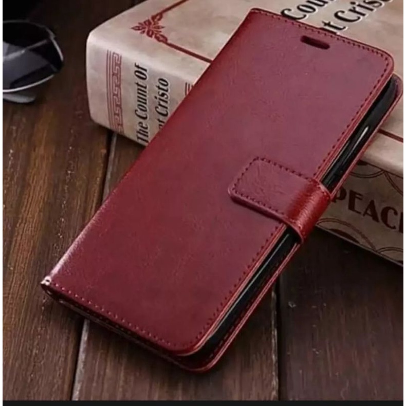 Case Flip Wallet Samsung A9 Pro A6 A6+ A8+ A8 2018  A9 2018 Case Flip Cover Kulit Wallet Casing Domp
