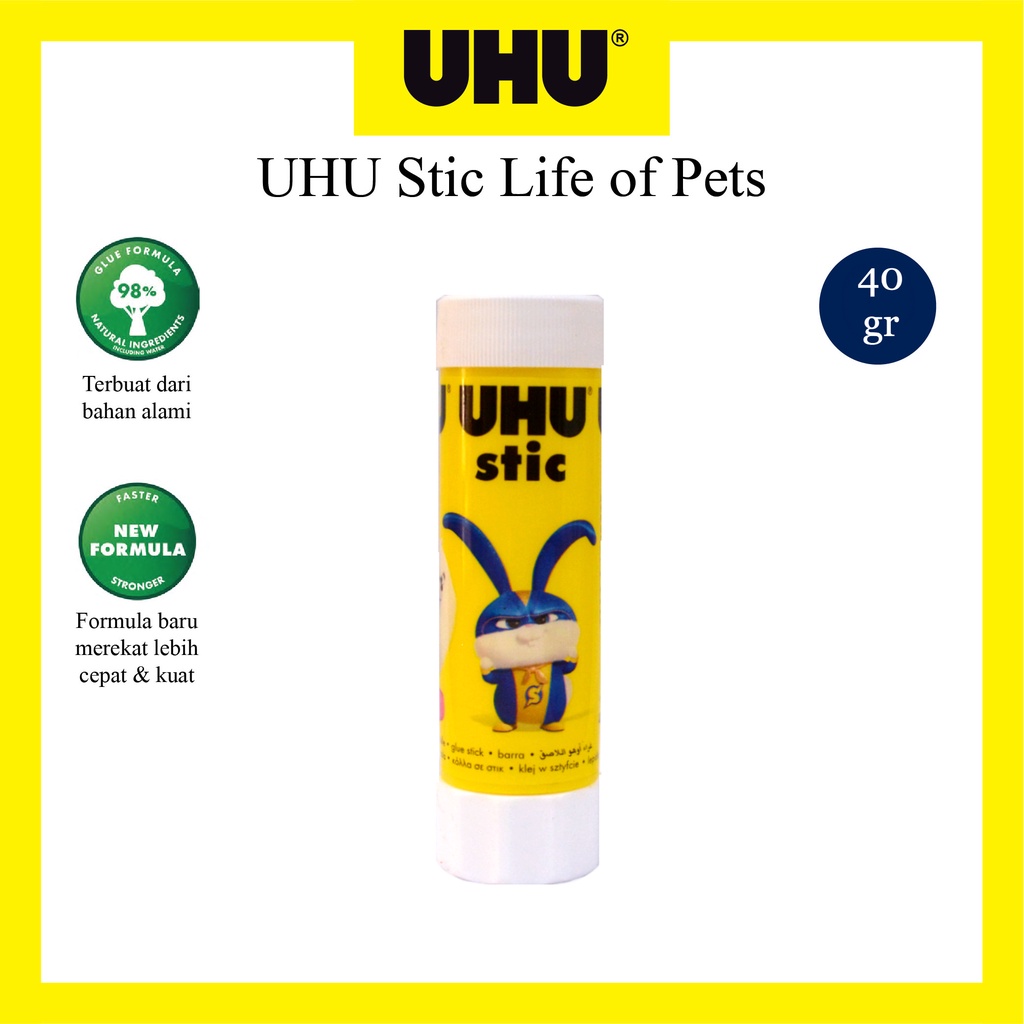 

Lem UHU Stick 40 Gram / Lem Stik Putar / Original Made In Germany