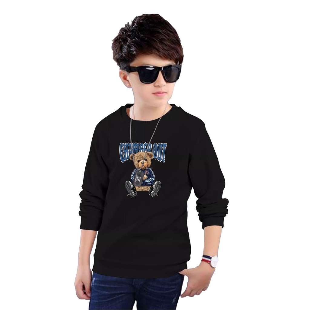 MODEL TERBARU SWEATER CREWNECK ANAK USIA 2-14 TAHUN /CREWNECK ANAK LAKI LAKI / CREWNECK PEREMPUAN TERLARIS