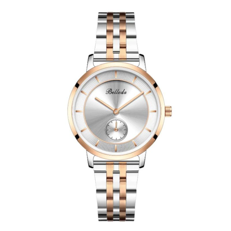 Belleda Wanita Stainliss Chronograph Aktif Original Bisa COD