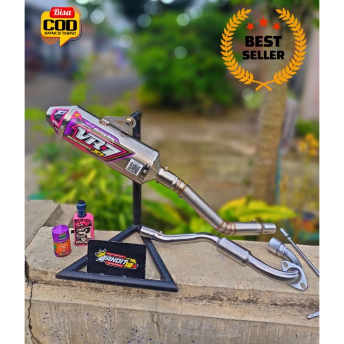 KNALPOT RACING VR7 UNTUK CRF WR155 KLX DTRACKER KLXBF DLL