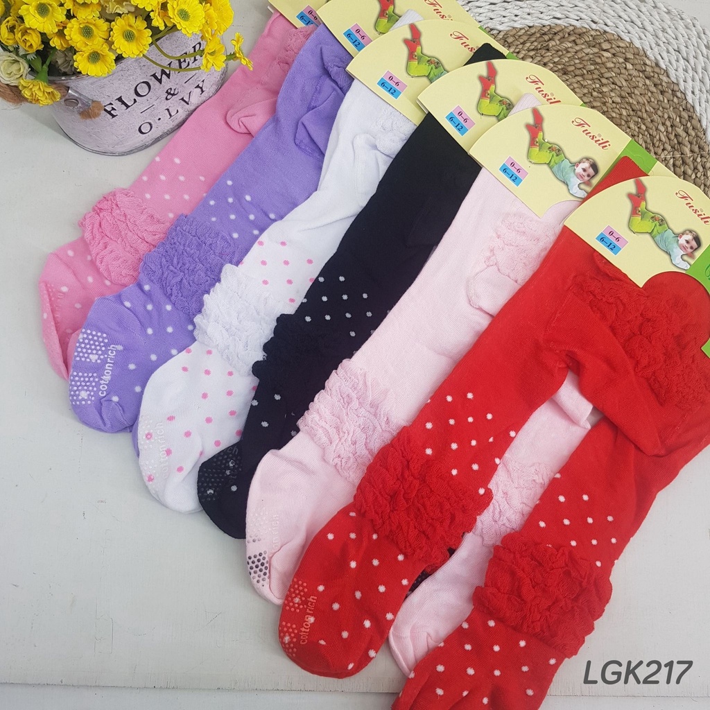 LEGGING CELANA COTTON RICH CARTER LOVE ANAK BAYI MOTIF POLOS TUTUP BUKA KAKI IMPORT ECER TERMURAH Le