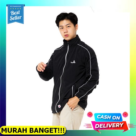 Jaket Terbaru Pria Keren Tebal Saku Depan Anti Angin Hoodie Kyle Bahan Taslan Premium Import Jacket 