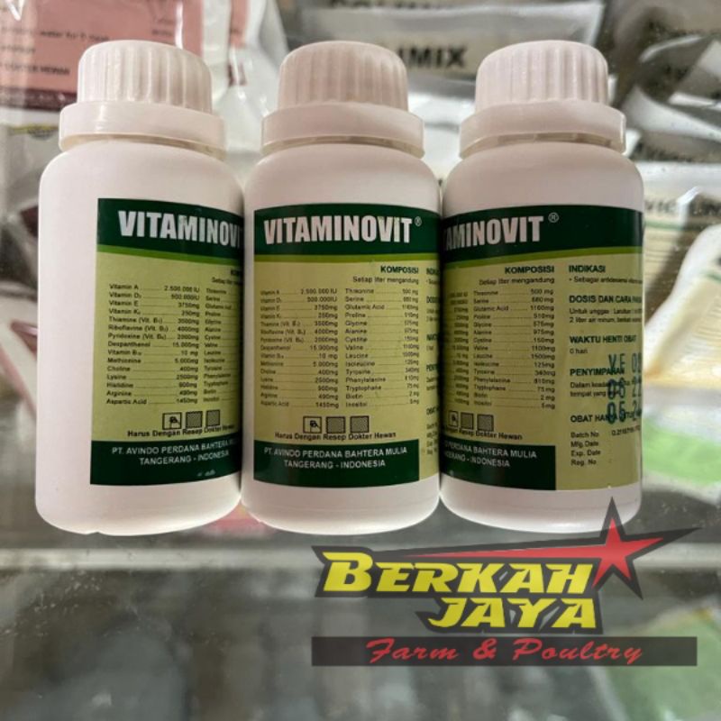 VITAMINOVIT 100ml Multivitamin Asam Amino Hewan