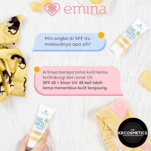 EMINA Sun Battle Sun Protection SPF45 PA+++ 30ml