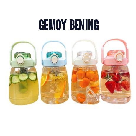 Segera Dapatkan Botol Minum 1.3 Liter/1 Liter Motivasi Anak Sekolah Korea VIRAL/Botol Transparan 1,3