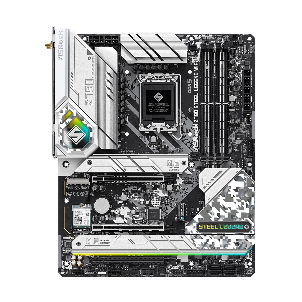 ASROCK Z790 STEEL LEGEND WIFI | MOTHER BOARD INTEL LGA1700 DDR5 ATX