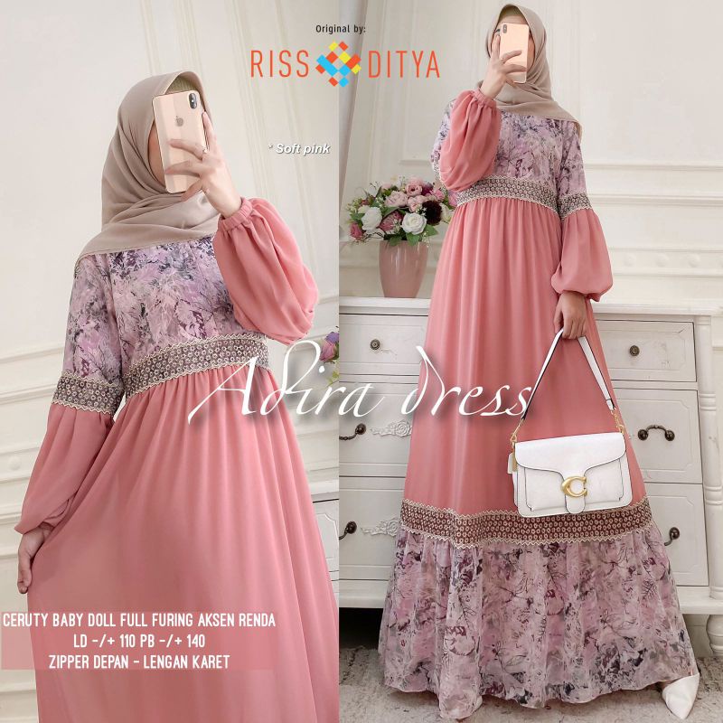 Dress / Dress wanita /homeydress/ gamis / Alandia Dress