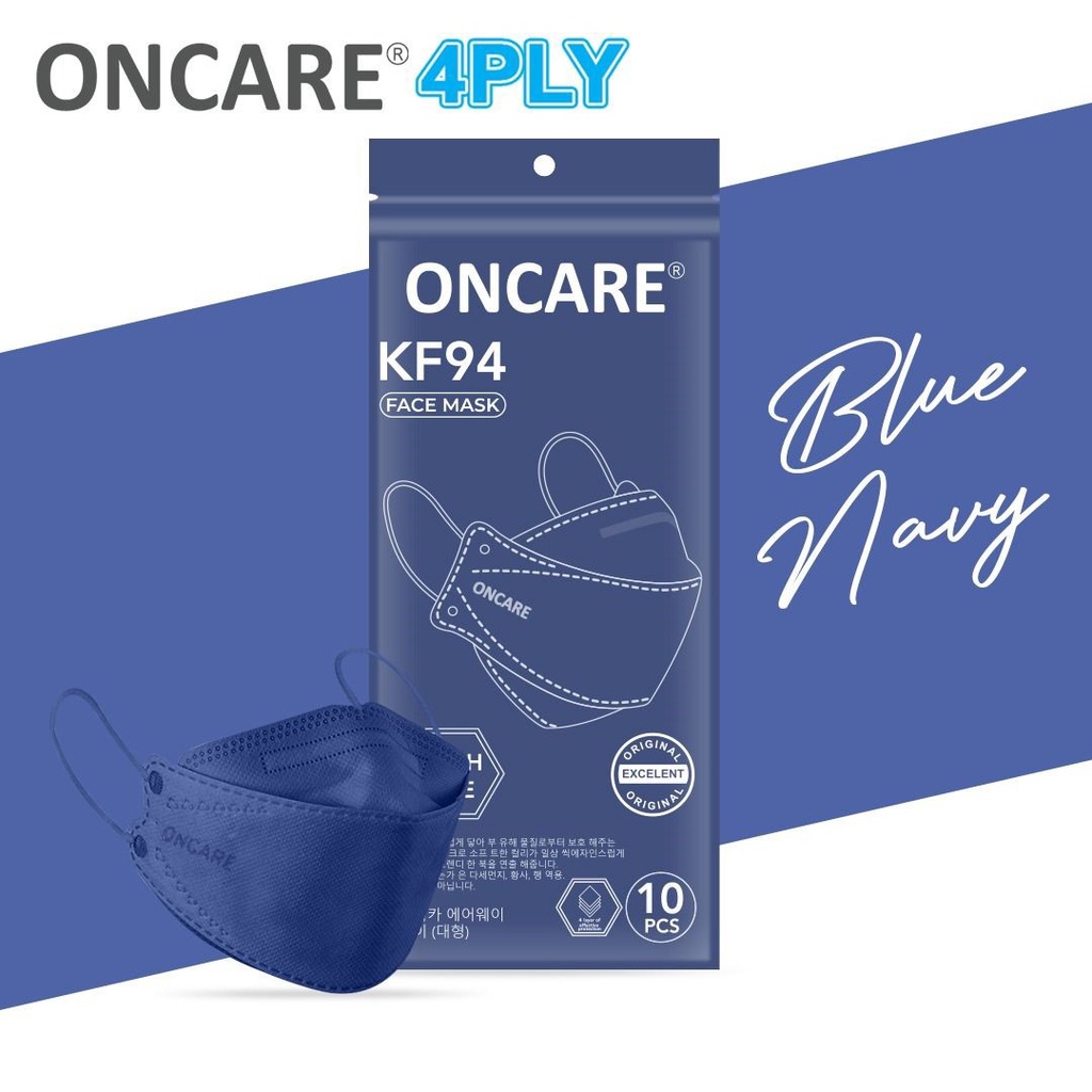 MASKER KF94 ONCARE DEWASA 4 PLY  ISI 10 PCS