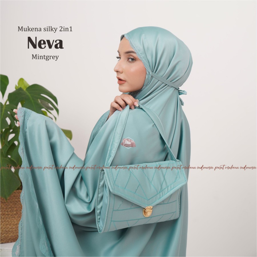 Mukena remaja katun travelling 2in1 Jumbo Dewasa T1H3 PONCO murah Bali Terusan resleting terbaru mot