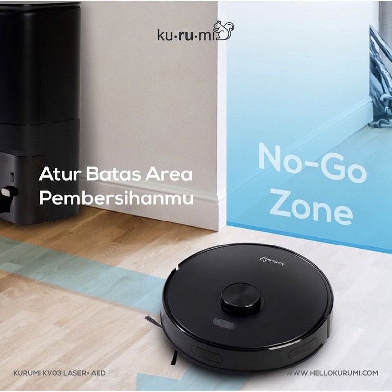 Kurumi KV 03 Laser + AED / Vacuum Robot / Robot Vacuum / Kurumi laser