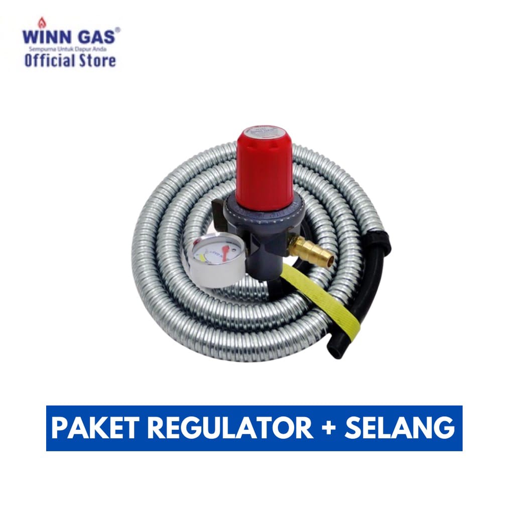 Winn Gas , HP,  W 181 Meter ,  Win Gas , Regulator  Kompor Gas  LPG Tekanan Tinggi , high pressure