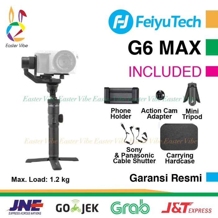 Sta Feiyu Tech G6 Max 3-Axis Handheld Gimbal Stabilizer Kamera Dslr