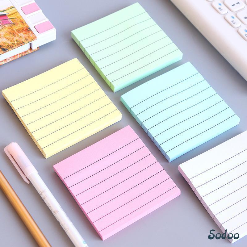 

Simplicity sticky note horizontal sticker notepad post maker stiker massage pesan book note - SO