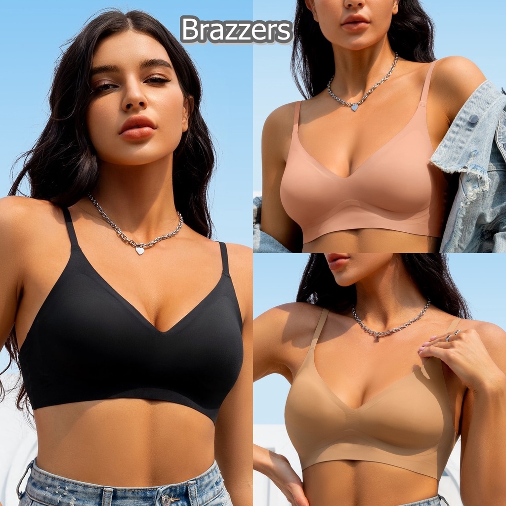 Bh Seamless Bra Premium Import Nyaman Tanpa Kawat Busa Tipis Ukuran 32 34 36 38 40 Jumbo Big Size XL