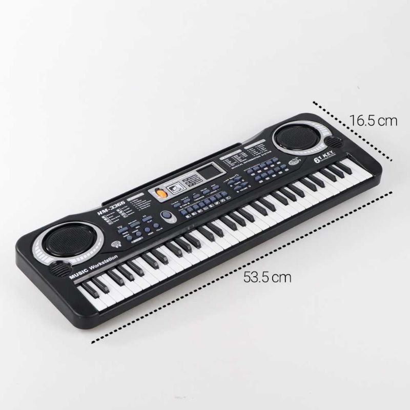 Toddi Digital Electronic Keyboard 61 Keys - MQ-6106