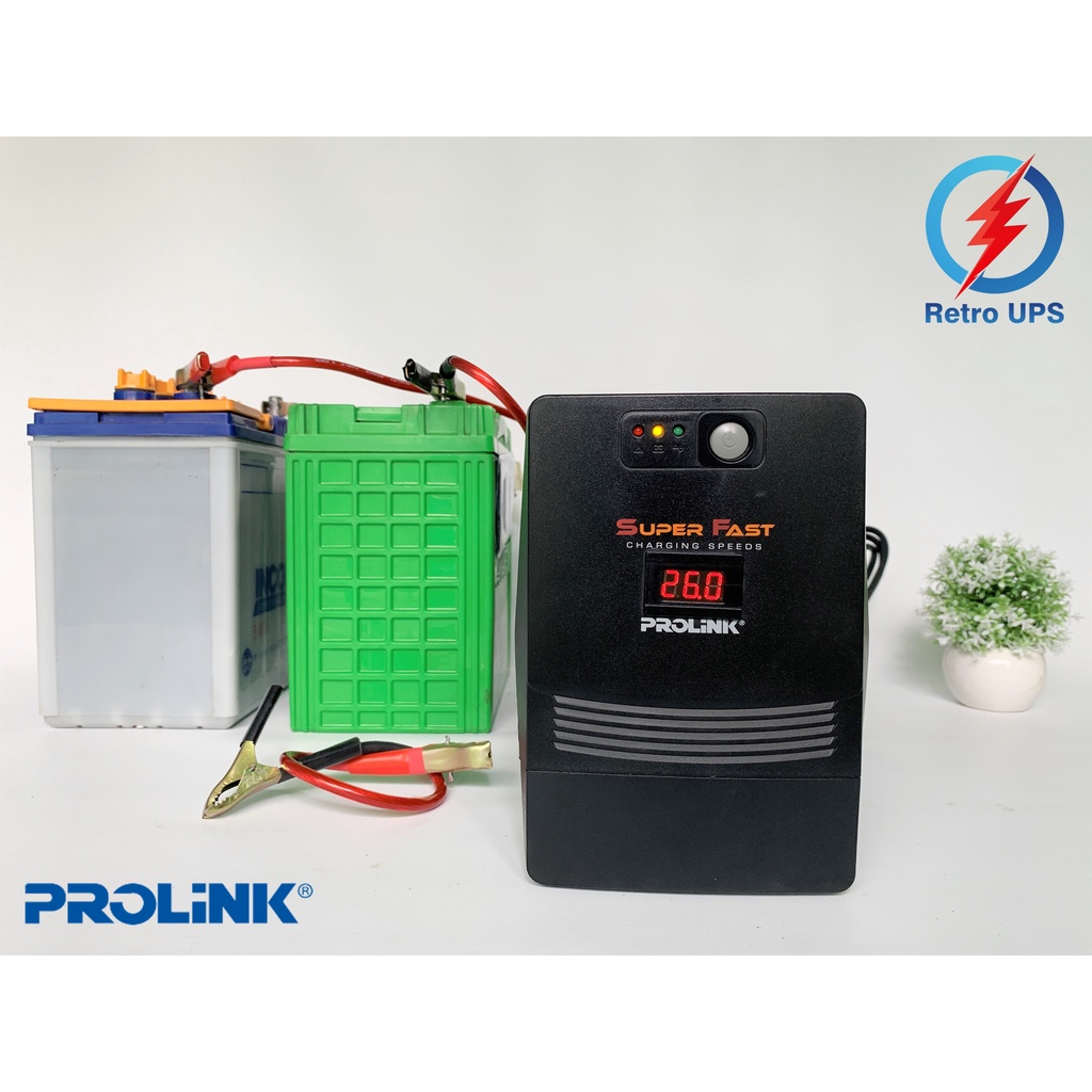 UPS Modif Modifikasi AKI External With Fan PROLINK PRO1201SFCU 1200VA 1.2KVA 24V