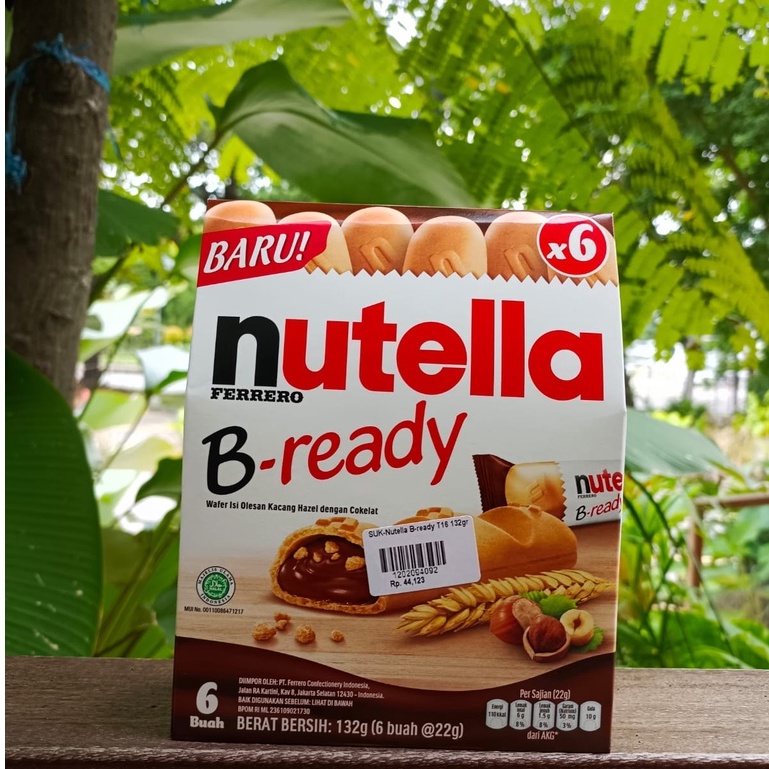 

NUTELLA B READY 132GR (22GRX6PCS) / NUTELLA B READY 22GR