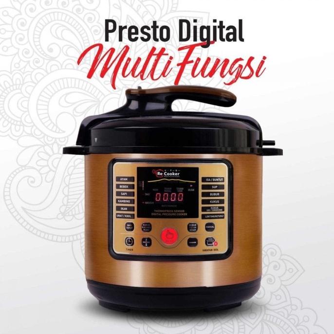 RB Cooker Presto Digital Multi Fungsi 16 Menu Praktis Bahasa Indonesia