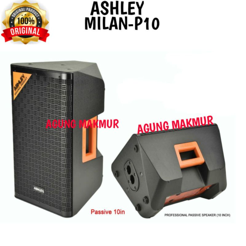 Speaker Pasif Ashley Milan-p10 10inch Original - Speaker Ashley Milan P10