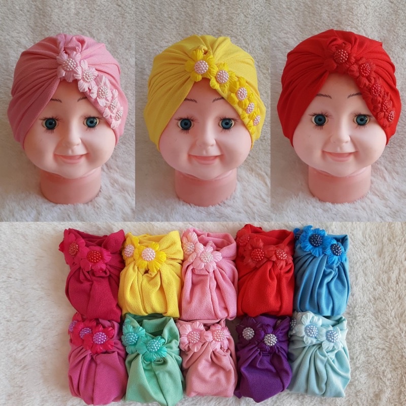 Turban Bayi Selvi / Turban Anak / Turban / Turban Bayi Permpuan