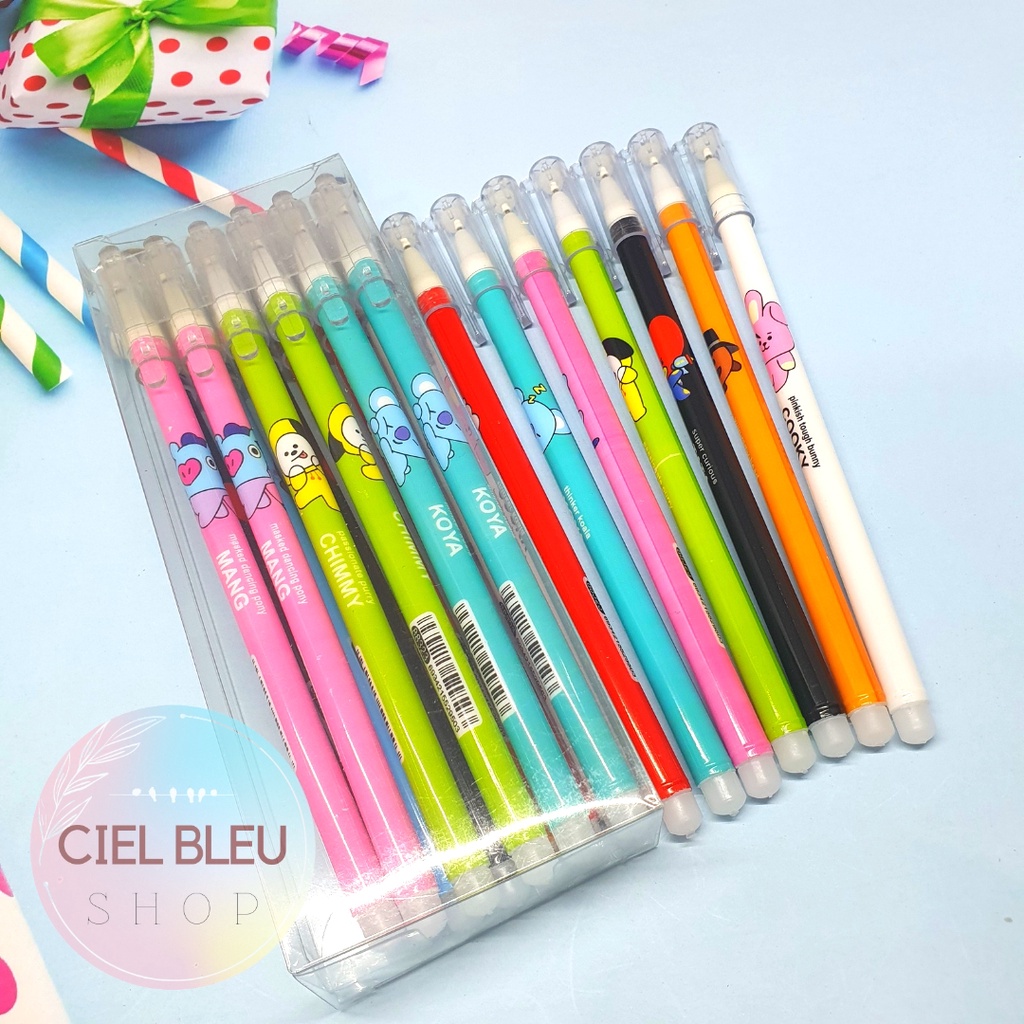 Erasable Pen - Pen BISA DIHAPUS Motif Karakter KARTUN Bulpen Anak