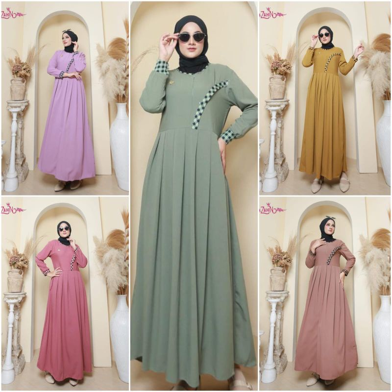 Clara Elsa dress mutiara itycrepe original Zahin LD 105