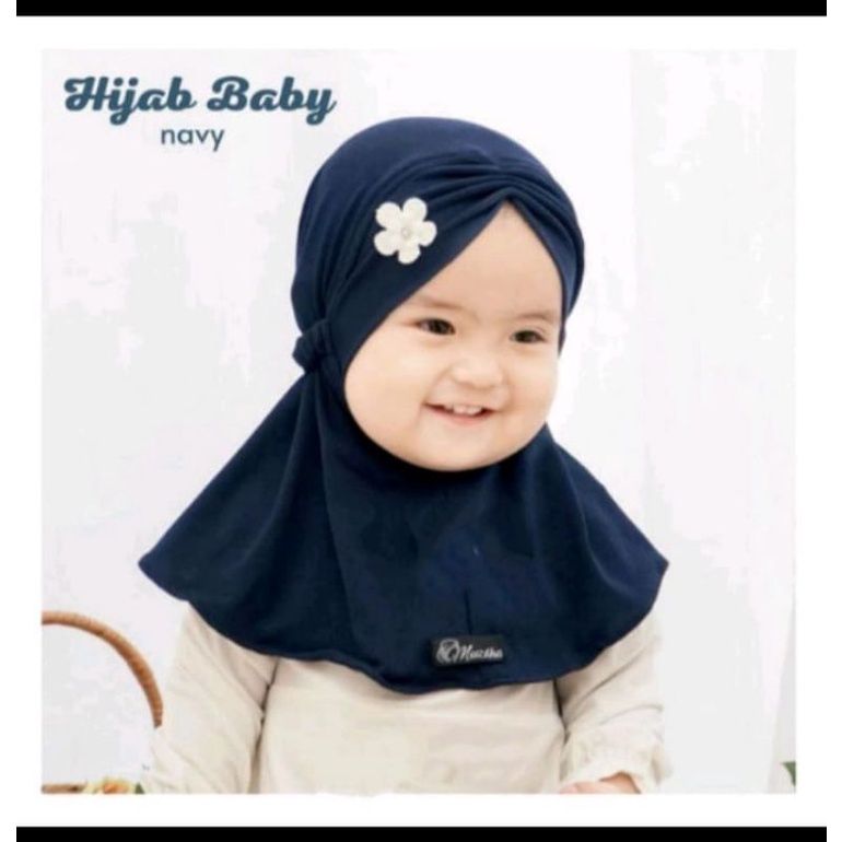 jilban anak bunga sakura / kerudung instan anak 0-3thn