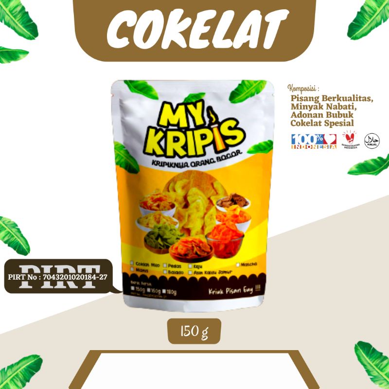 

Keripik Pisang Coklat Milo My Kripis