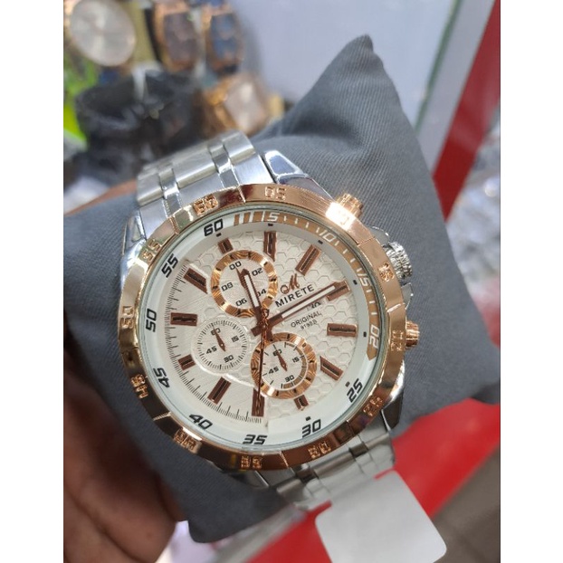 Jam tangan mirete rantai original sport pria