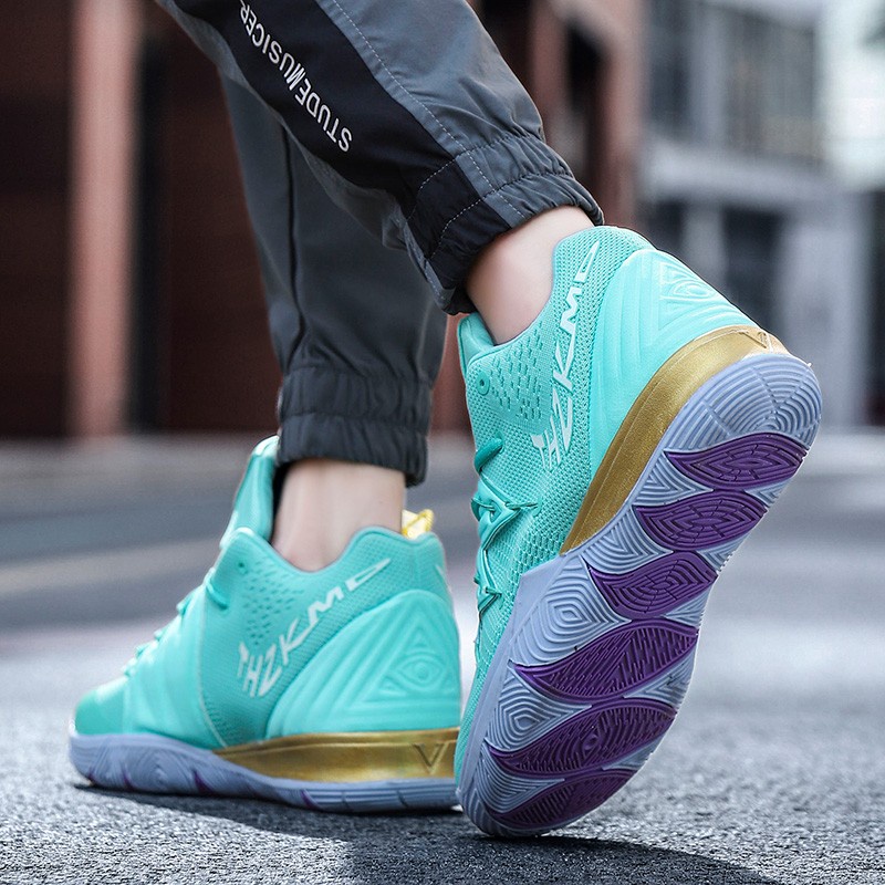 Hot Product 40-44 Sepatu Basket Nba Superstar Kyrie Irving 5 Basketball Shoes Spongebob Patrick