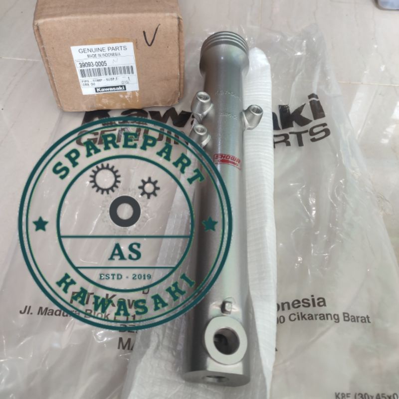 tabung shock bottom shock depan kiri ninja 150 r ss original