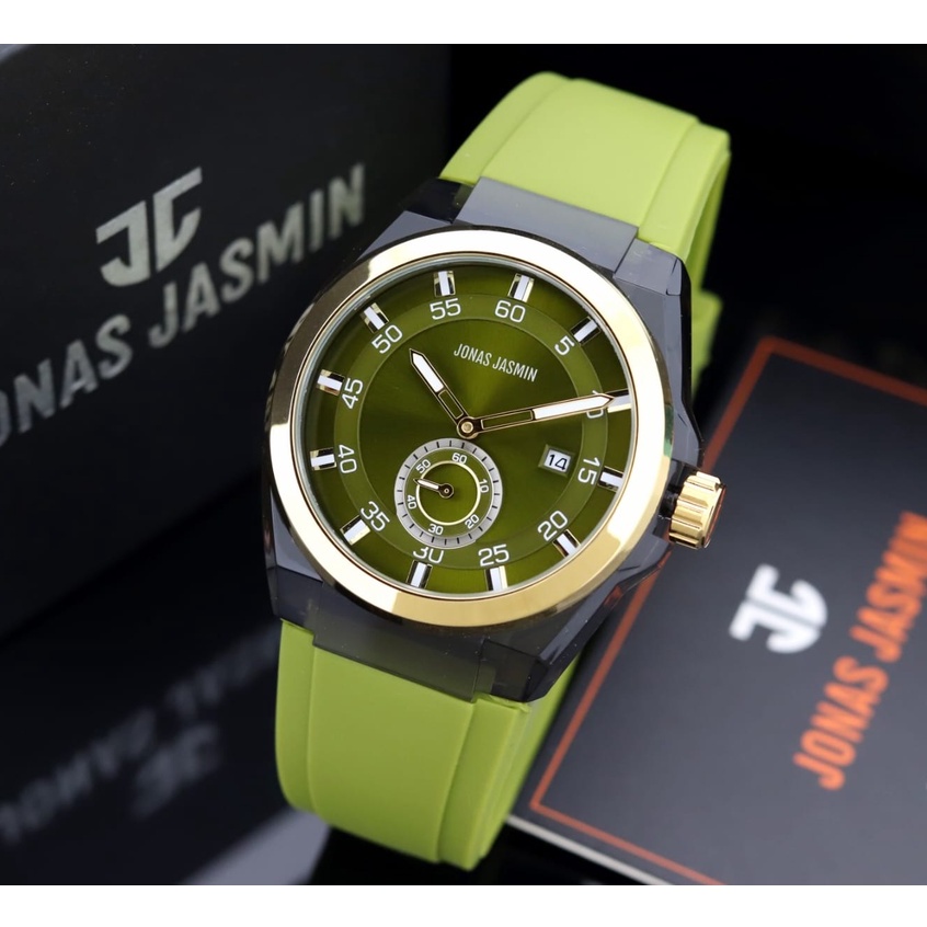 [BISA COD] Jam tangan wanita Strap karet fashion FREE BATRAI