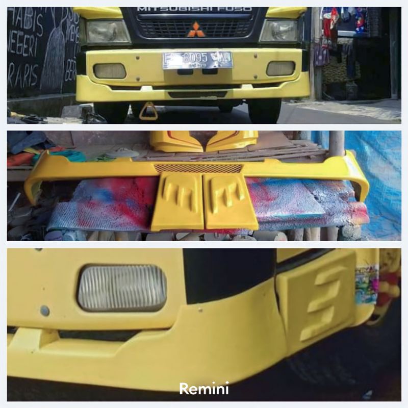 Spoiler Truk ( tambahan bemper depan Truk)Ragasa,Canter,Isuzu Giga,Isuzu Elf Giga,Dyna,Dutro,dan Ump