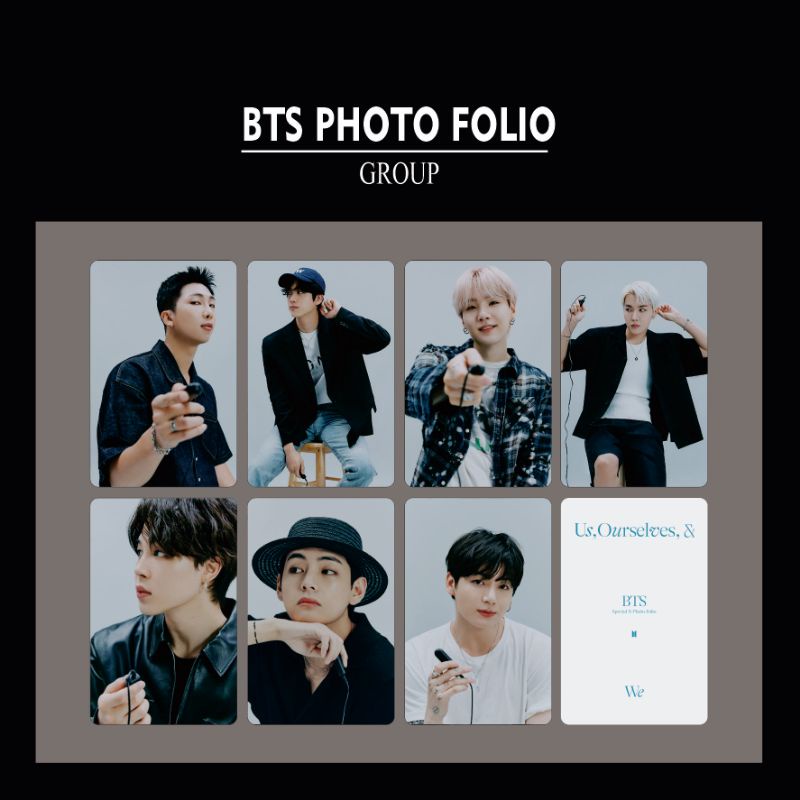 PHOTOCARD BTS PHOTO FOLIO US OURSELVES WE