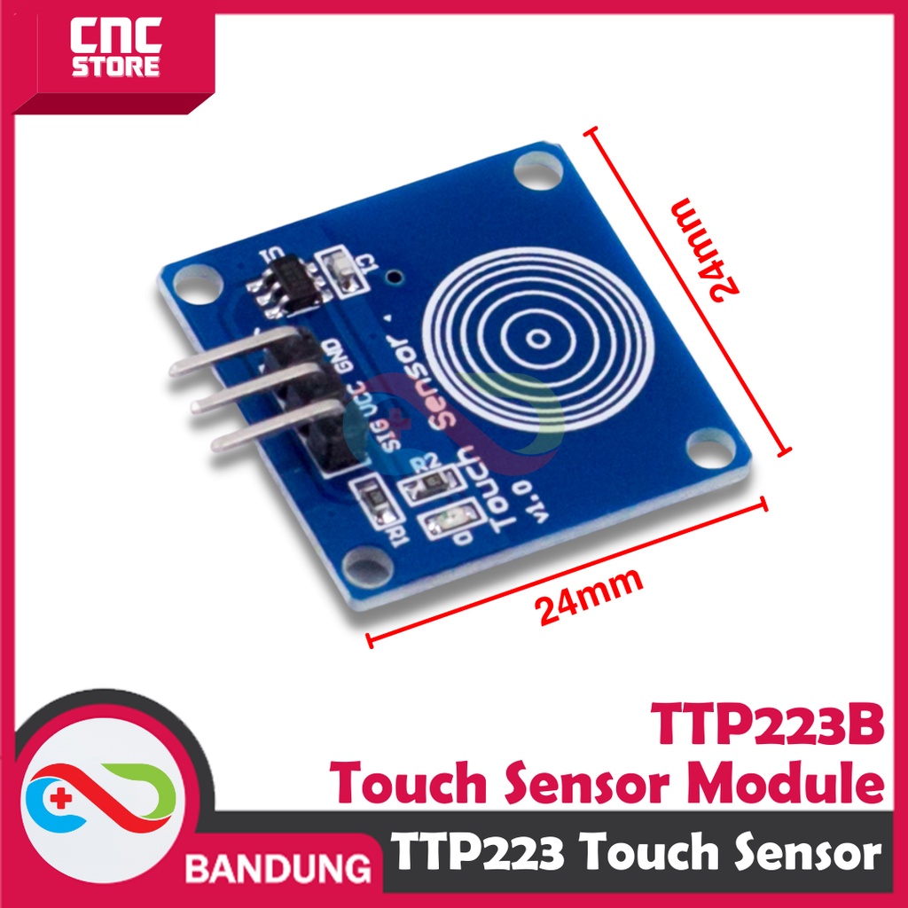 TTP223-B TTP223B DIGITAL CAPACITIVE TOUCH SENSOR MODULE FOR ARDUINO