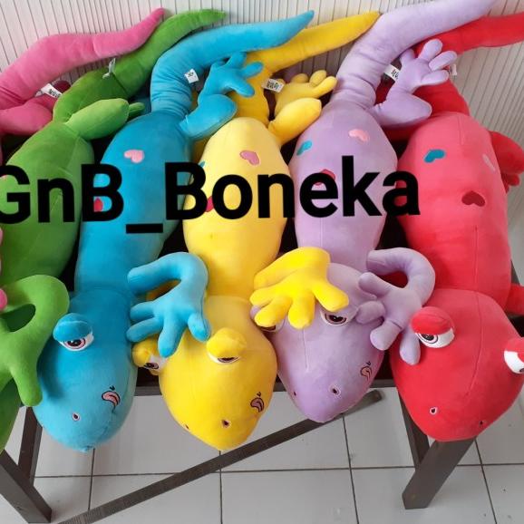 Boneka Cicak , Kadal Bahan Halus dan Lucu SEULGI - Kuning