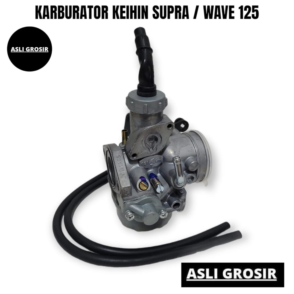 (BISA COD) Karburator Carburator Karbu Keihin Supra / Wave 125 Import